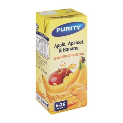 Purity Apple, Apricot & Banana Juice 200ml