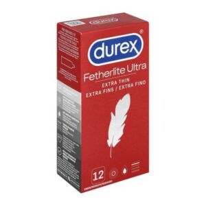 Durex Fetherlite Ultra Extra Thin Condoms Pack of 12