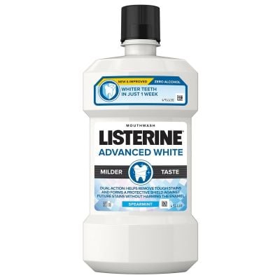 Listerine Advanced White Mild Mouthwash 500ml