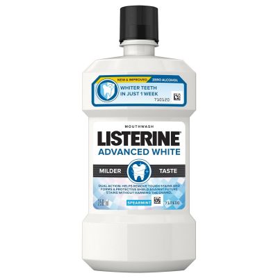 Listerine Advanced White Mild Mouthwash 250ml