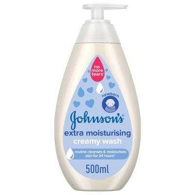 Johnson's Extra Moist Cleansing Wash 500ml