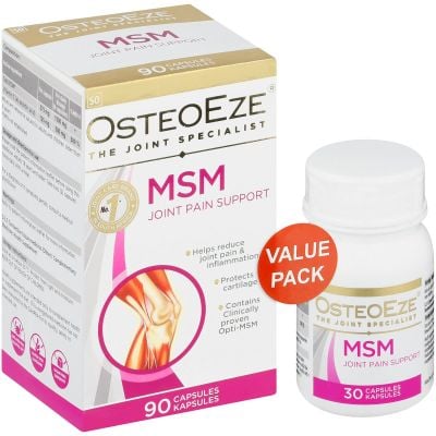 Osteoeze MSM Capsules 90+30 Value Pack