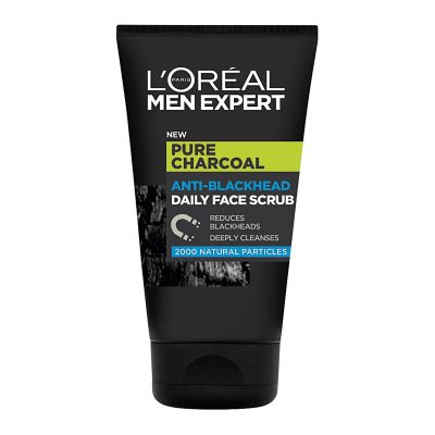 L'Oreal Men Pure Charcoal Face Scrub 100ml