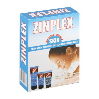 Zinplex Combo Plus Wash Gel and Scrub