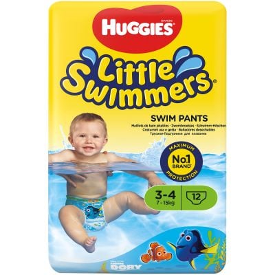 Huggies Little Swimmers Size 3-4 Swim Nappies 12 Pack