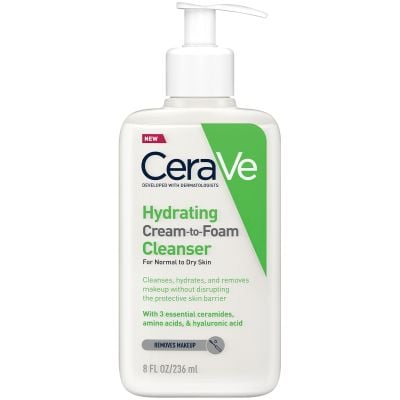 CeraVe Hydrating Cream to Foam Cleanser 236ml