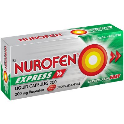 Nurofen Pain & Fever Liquid Capsules 20