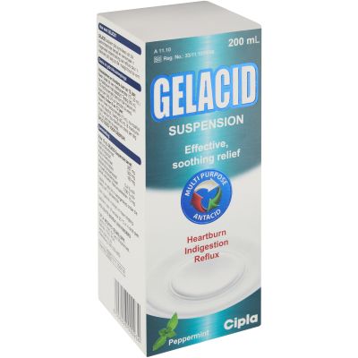 Gelacid Peppermint Suspension 200ml