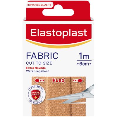 Elastoplast Fabric Strips 6cm x 10cm Pack of 10