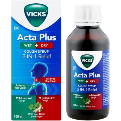 Vicks VapoRub ActaPlus Wet and Dry 100ml