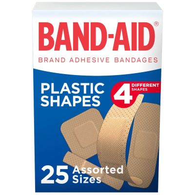 Band-Aid Plastic Shapes 25 Assorted Pack