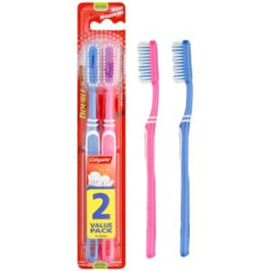 Colgate Double Action Twin Pack Toothbrush