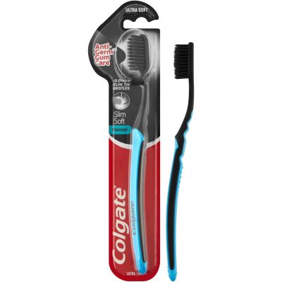 Colgate Toothbrush Slim Soft Charcoal 1 Pack