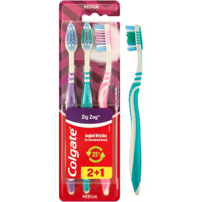 Colgate Zig-Zag Toothbrush 3 Pack