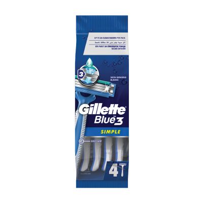 Gillette Blue3 Cartridges 4 Pack