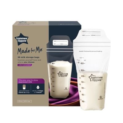 Tommee Tippee Closer to Nature Breastmilk Storage Bags Pack of 36