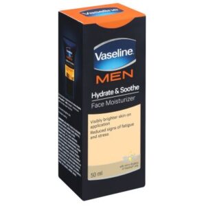 Vaseline Men Hydrate and Smooth Face Moisturiser 50ml