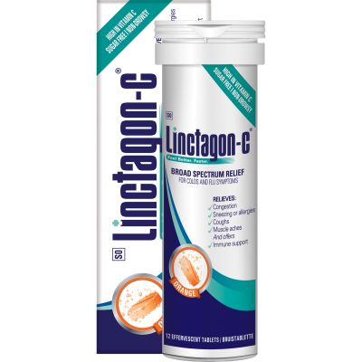 Linctagon C Plus Lip Balm Effervescent Tablets 12
