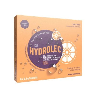 Hydrolec Orange Electrolyte Sachets 5.3g - 6 Pack