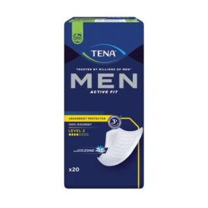 Tena Men Level 2 Incontinence Pads Medium 20 Pack