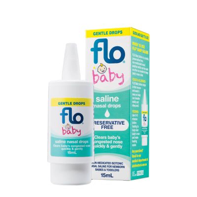 Flo Baby Saline Nasal Drops 15ml