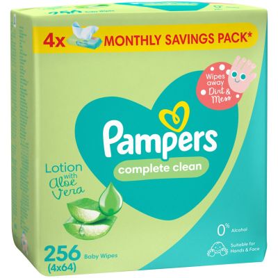 Pampers Complete Clean Wipes 256 Pack