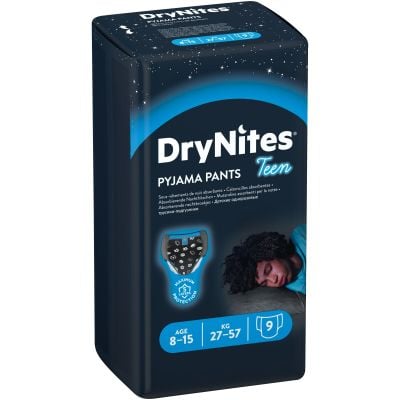 Huggies DryNites Size 8-15 Boy Nappies Pack of 9