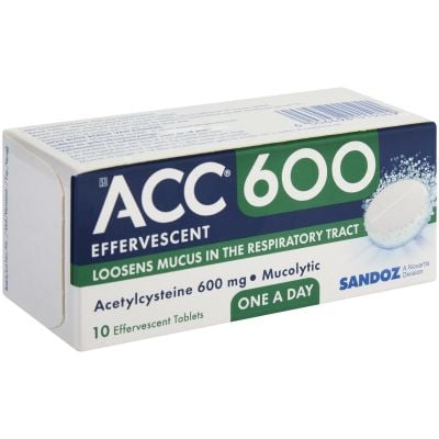 ACC 600mg Effervescent Tablets 10
