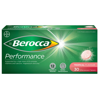 Berocca Tropical Effervescent 30 Tablets