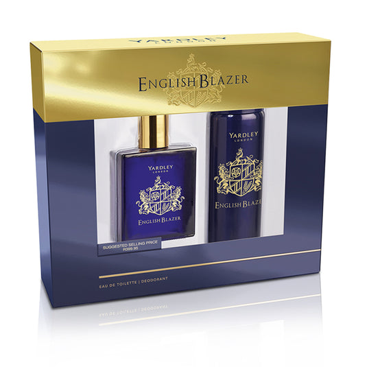 English Blazer Aftershave 100ml + Deodorant 125ml Gift Set