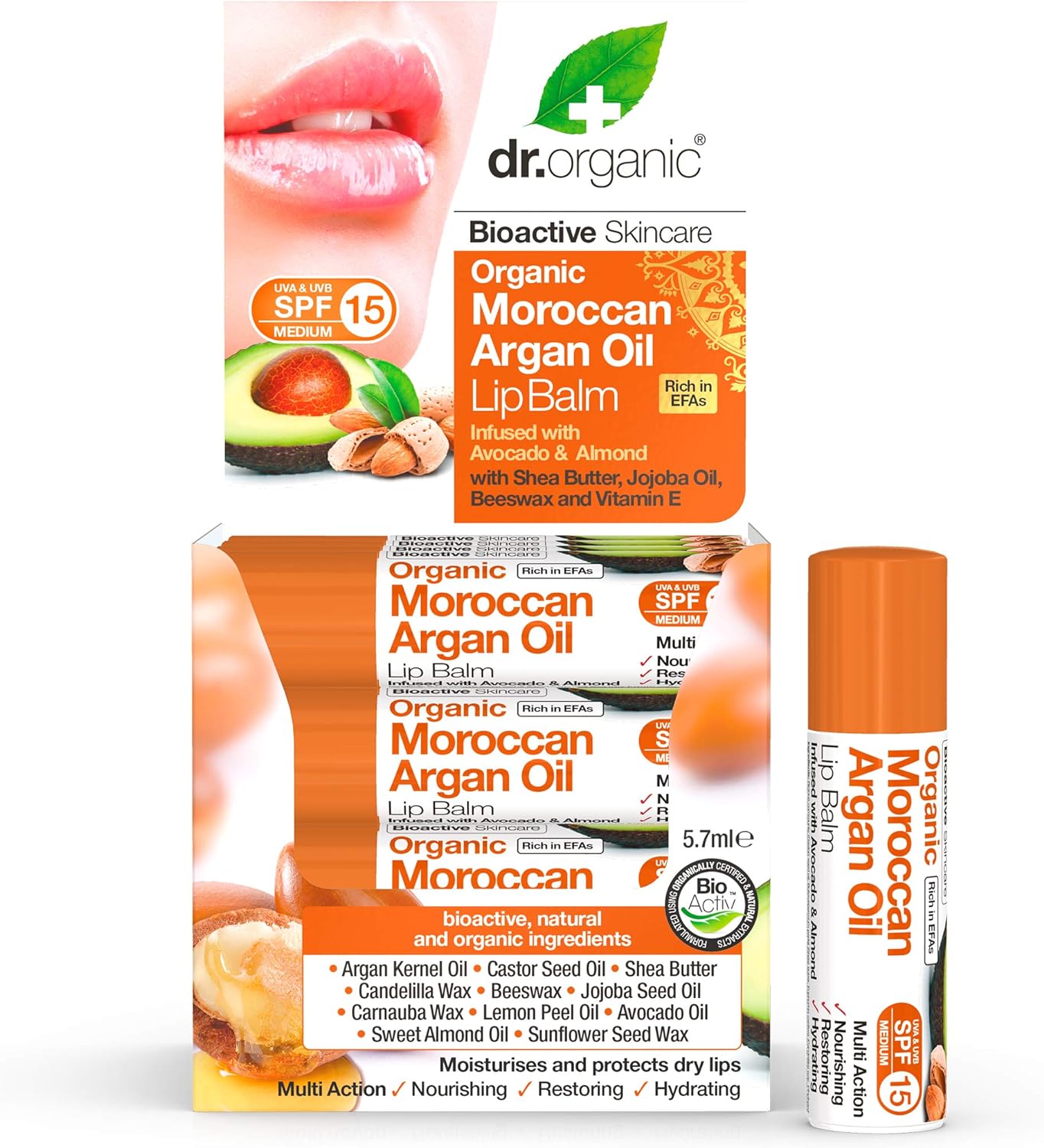 Dr Organic Moroccan Argan Oil Sunscreen Moisturiser SPF15