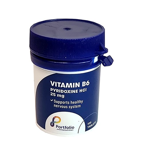 Portfolio Pyridoxine 25mg Tablets 100 Pack