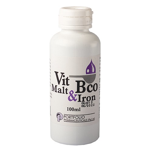 B Co Malt and Iron Syrup 100ml