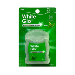 White Glo Dental Floss Mint 50m