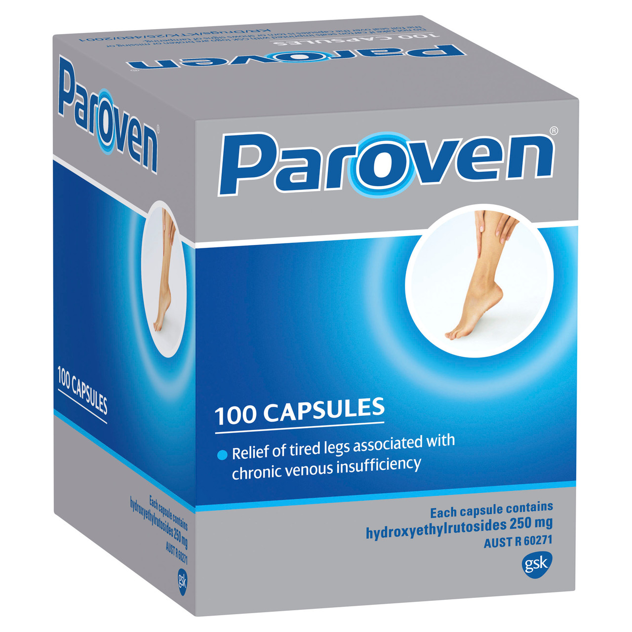 Paroven Capsules 250mg 50 Pack