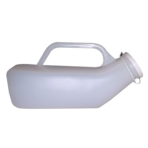 Urinal with Lid Male Natural Colour 1L