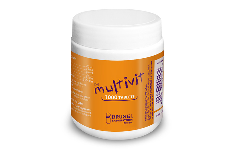Bebal Multivitamin Orange Flavour Tablets 1000 Tablets