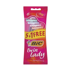 Bic Razor Twin Lady Pouch 5+1 Pack