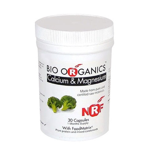 Bio Organics Premium Calcium & Magnesium Capsules 30 Pack