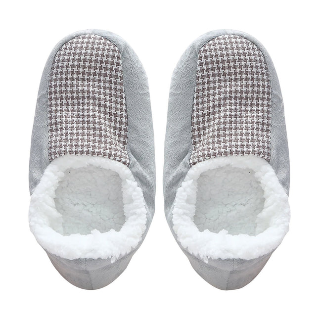 Jenam Cosy Men's Fluffy Slippers Grey
