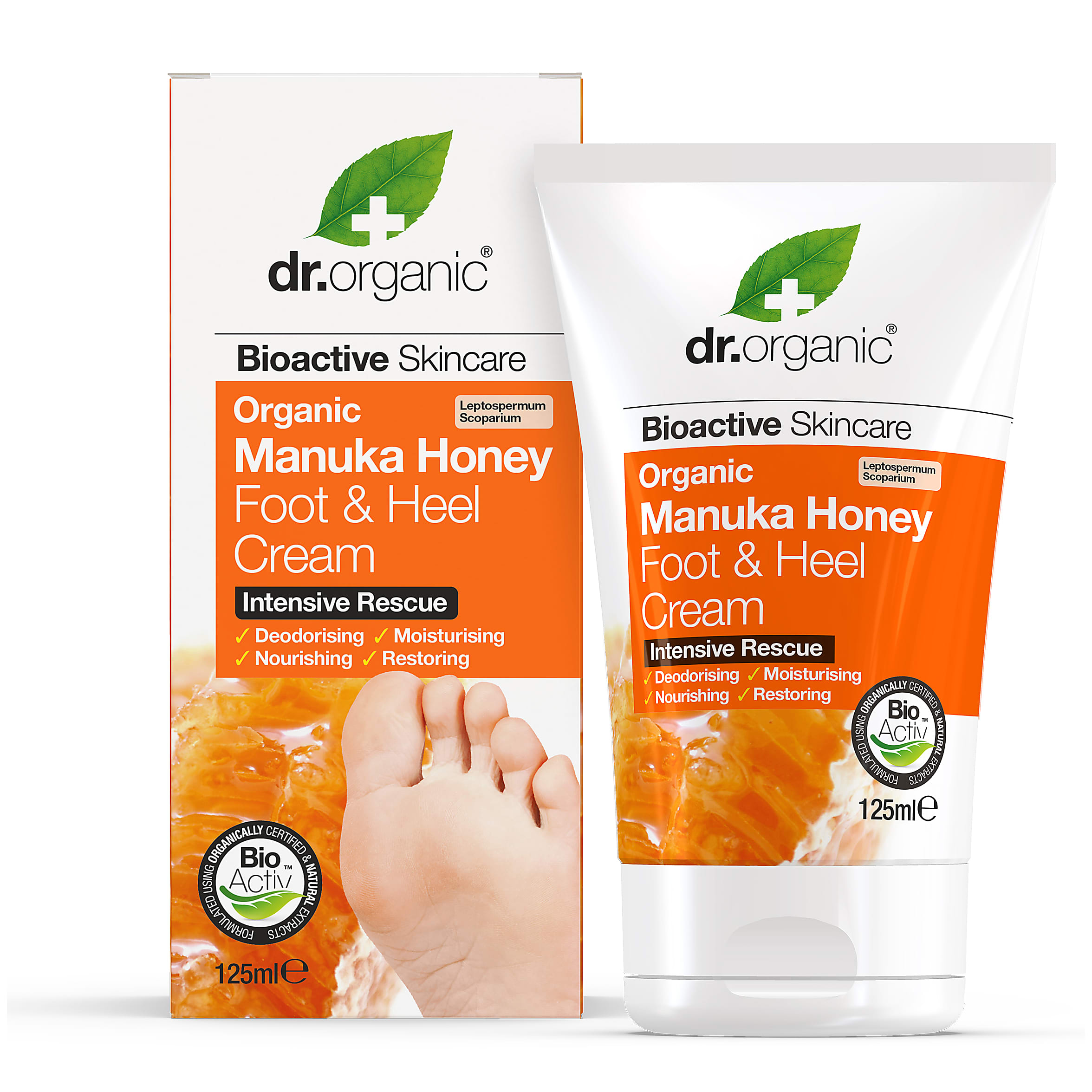 Dr Organic Manuka Honey Face & Hand Cream 125ml