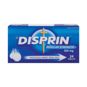 Disprin Regular Tablets 300mg - 24 Pack