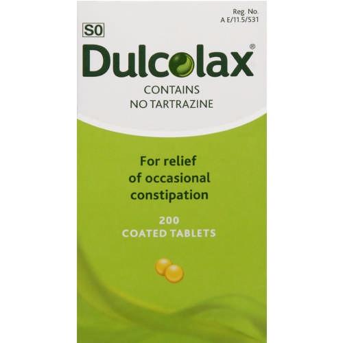 Dulcolax Tablets 5mg - 200 Pack