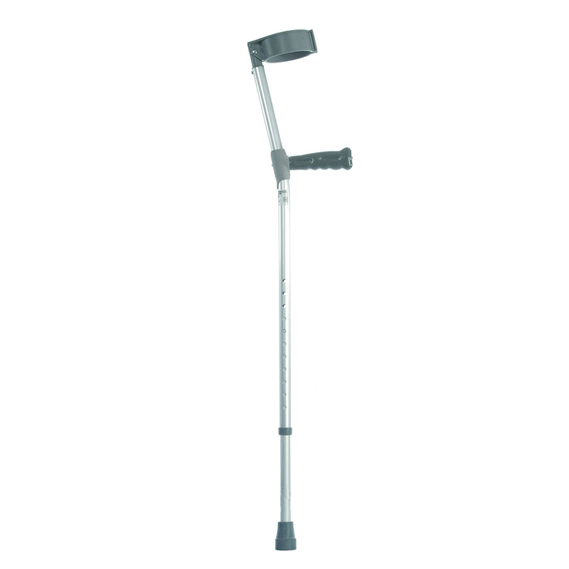 Crutch Aluminium Elbow Grey Large