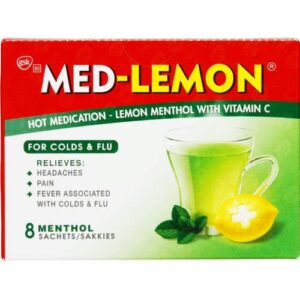 Med-Lemon Sachets Menthol 8 Pack