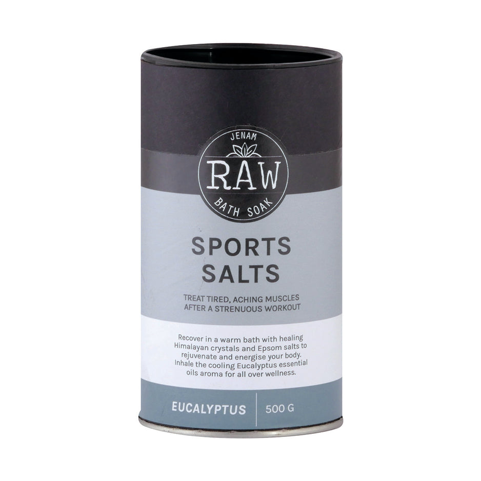 Jenam Raw Essential Oil Sports Bath Salts Eucalyptus 500g