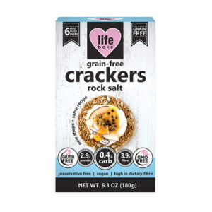 NutraChoice Gluten-Free Crackers Rock Salt 180g