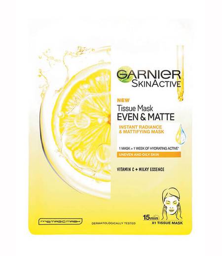 Garnier Moisture + Even & Matte Tissue Mask 50ml