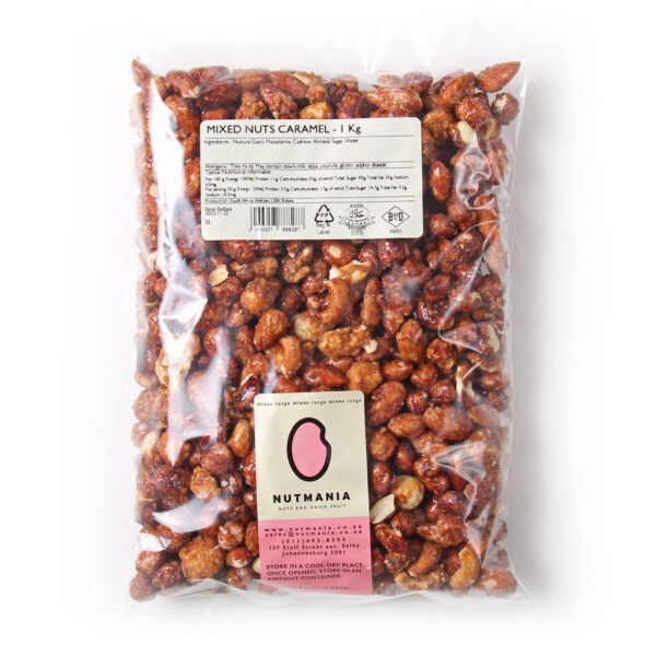 Mixed Nuts Caramel 100g