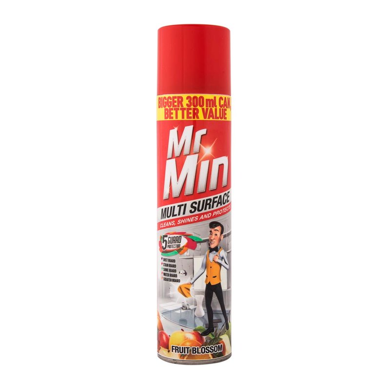 Mr Min Multisurface Polish 300ml Fresh Blossom